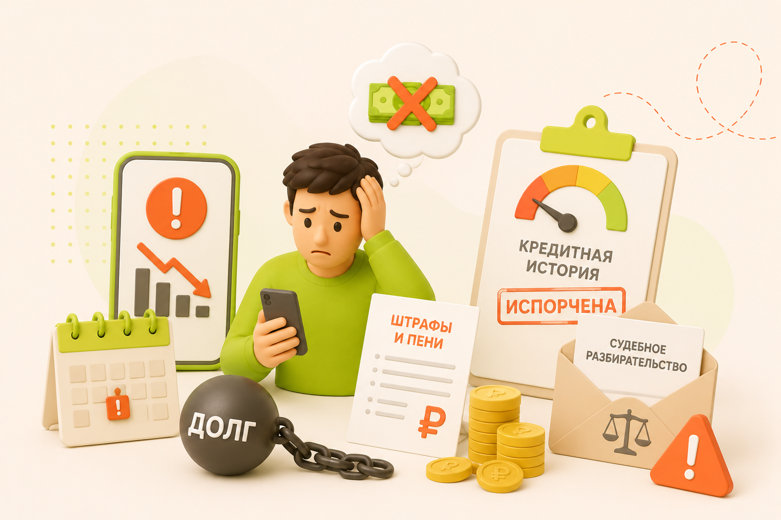 Что будет, если не платить займ?