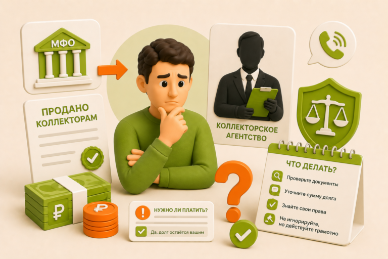 МФО продала долг: нужно ли платить новому кредитору